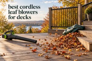 best cordless leaf blowers for decks