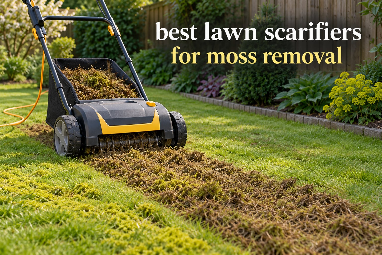 best lawn scarifiers for moss removal