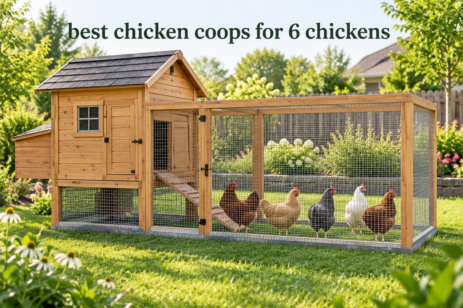 best chicken coops for 6 chickens
