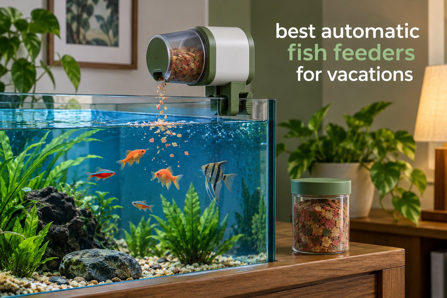best automatic fish feeders for vacations