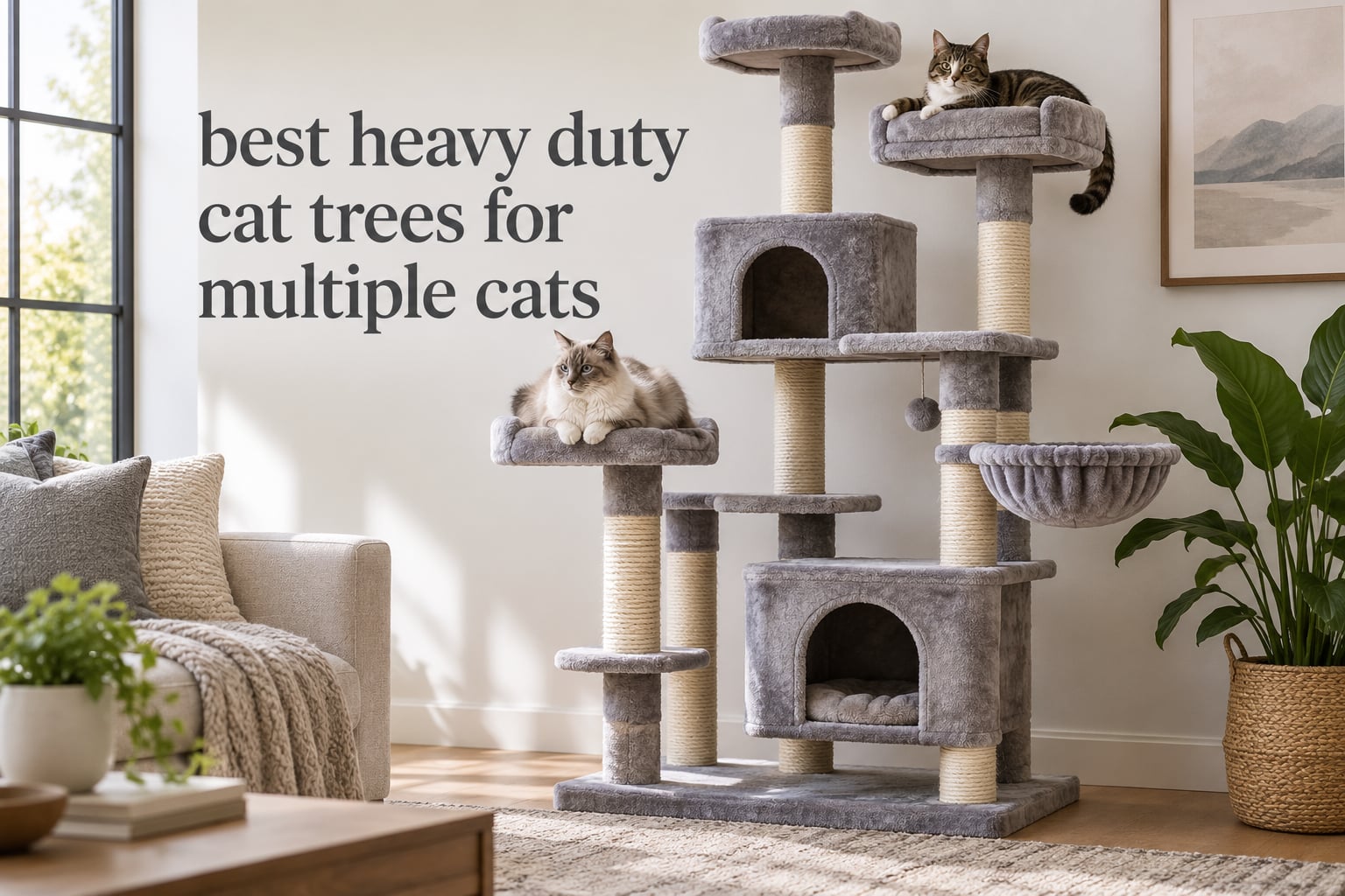 best heavy duty cat trees for multiple cats