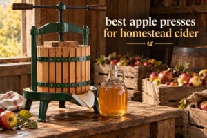 best apple presses for homestead cider