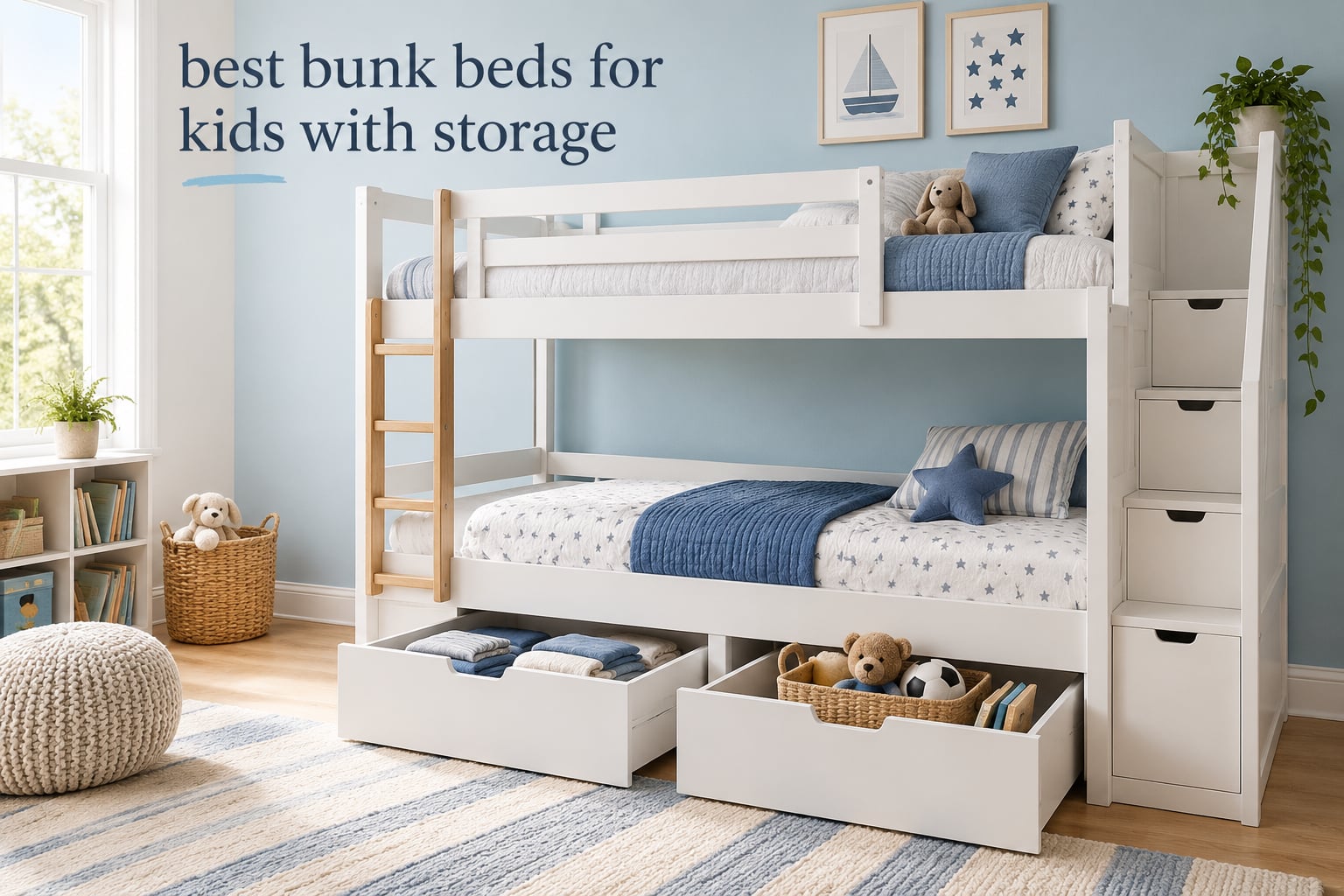 best bunk beds for kids with storage