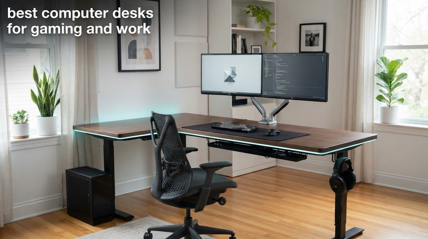 best computer desks for gaming and work