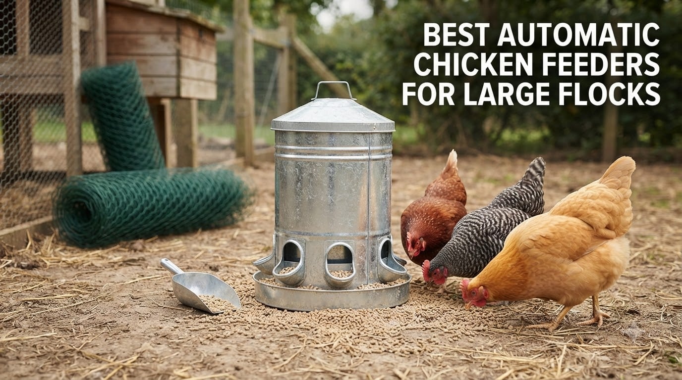 best automatic chicken feeders for large flocks