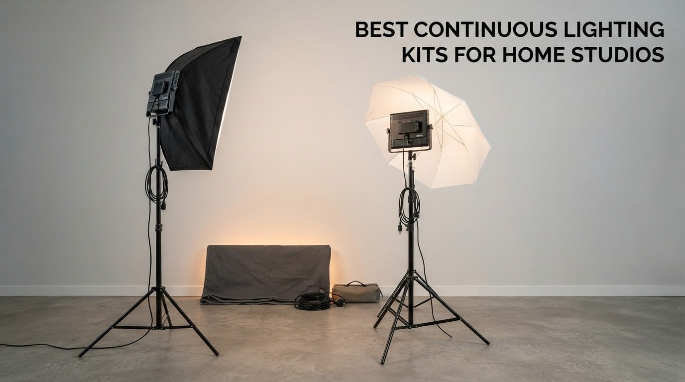 best continuous lighting kits for home studios