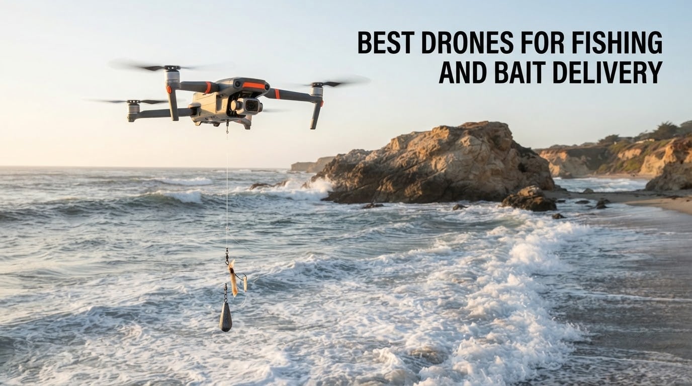 best drones for fishing and bait delivery