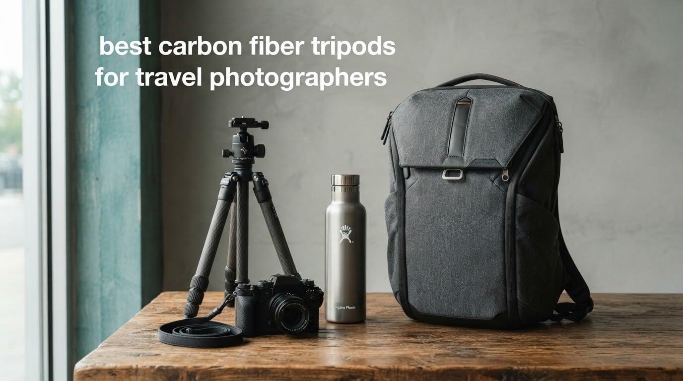 best carbon fiber tripods for travel photographers
