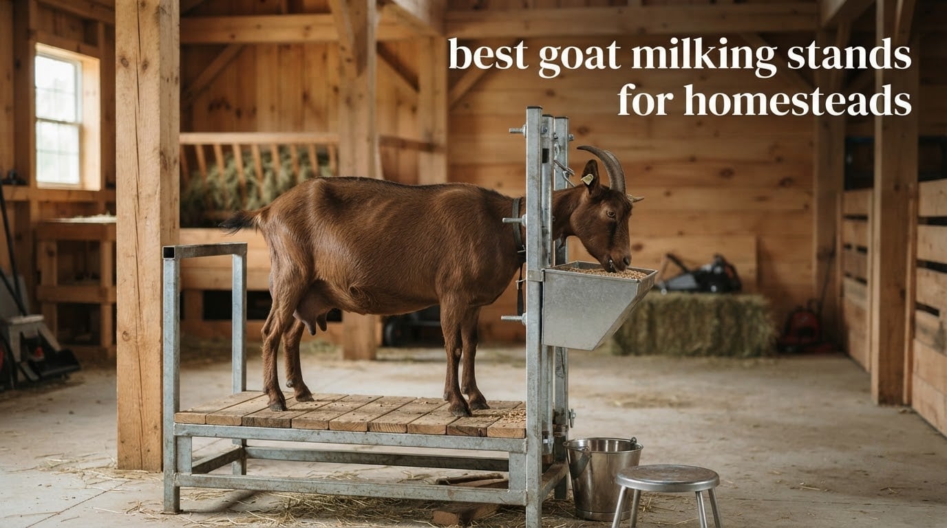 best goat milking stands for homesteads