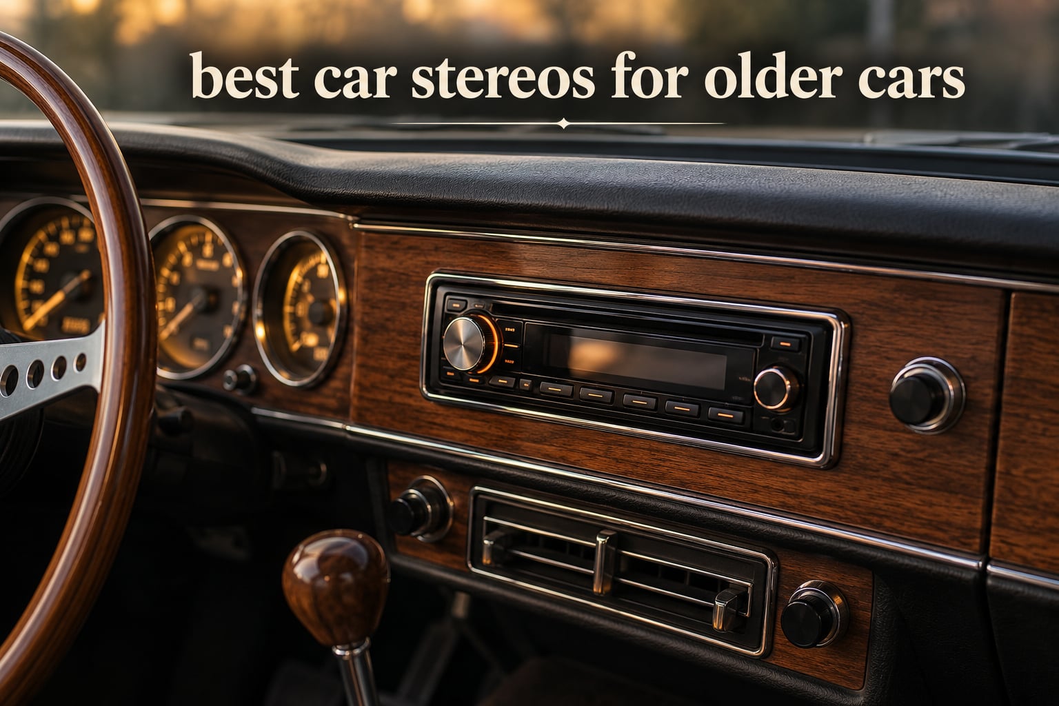 best car stereos for older cars