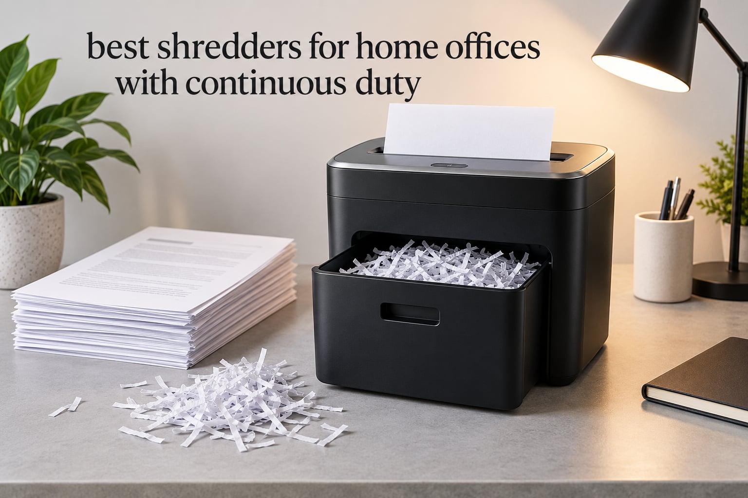 best shredders for home offices with continuous duty