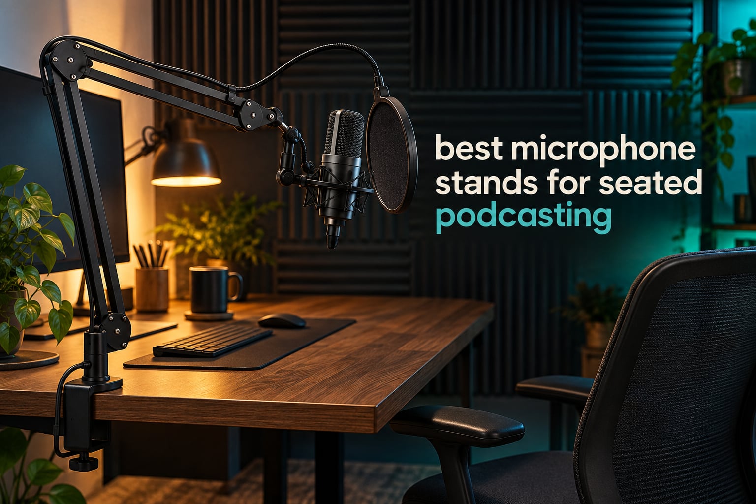 best microphone stands for seated podcasting