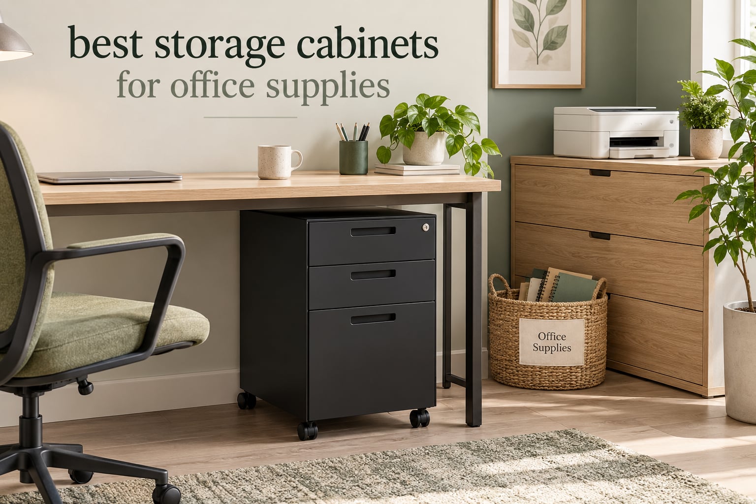 best storage cabinets for office supplies