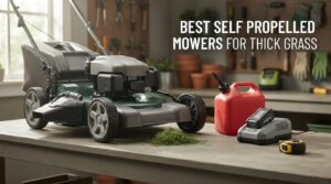 best self propelled mowers for thick grass