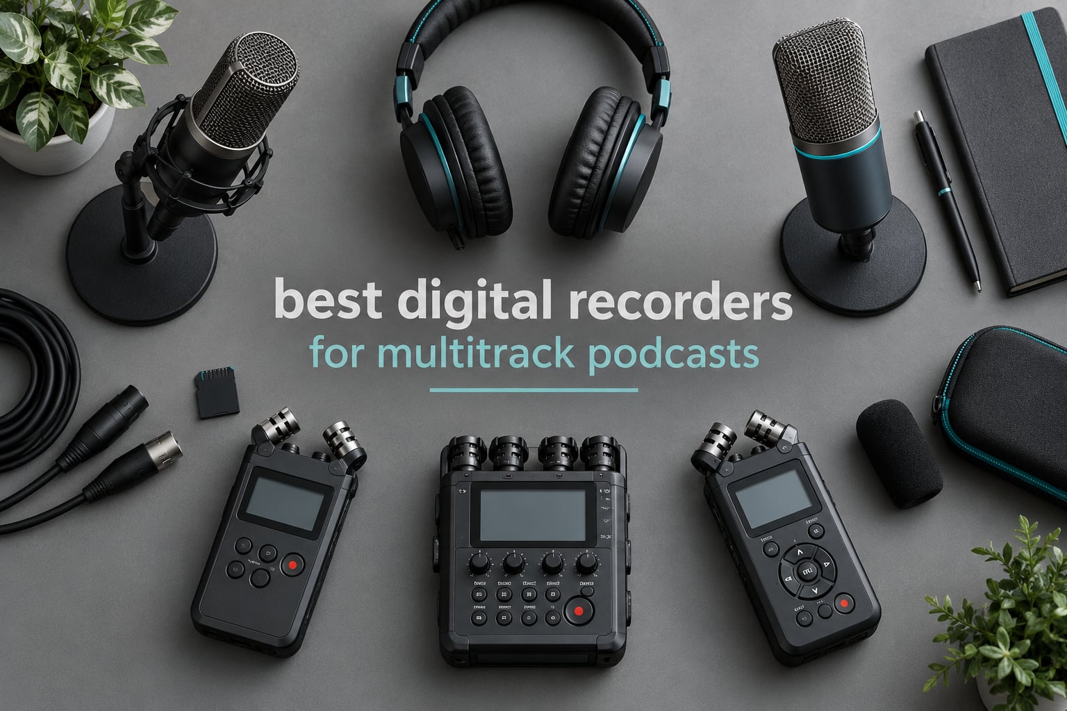 best digital recorders for multitrack podcasts