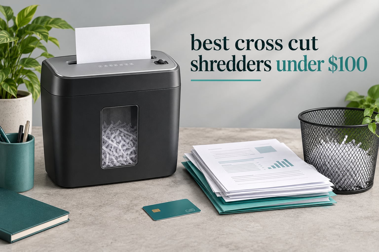 best cross cut shredders under $100