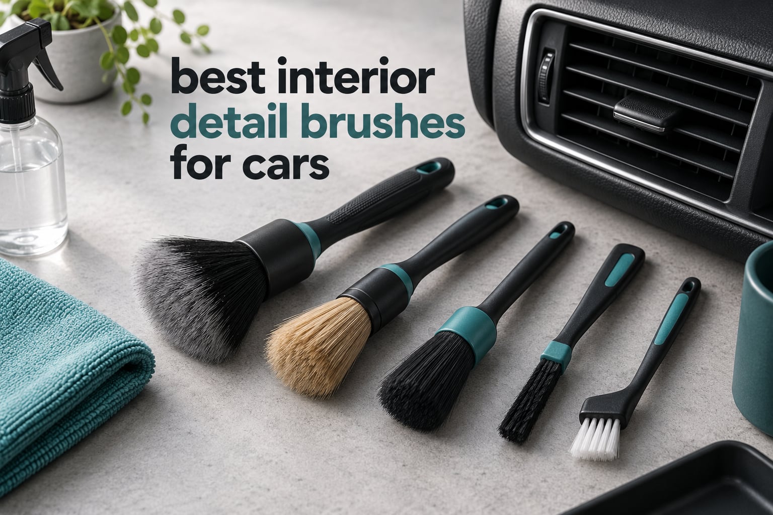best interior detail brushes for cars